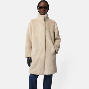 New Apparis BLAIR COAT faux fur $395 sold out current season xs